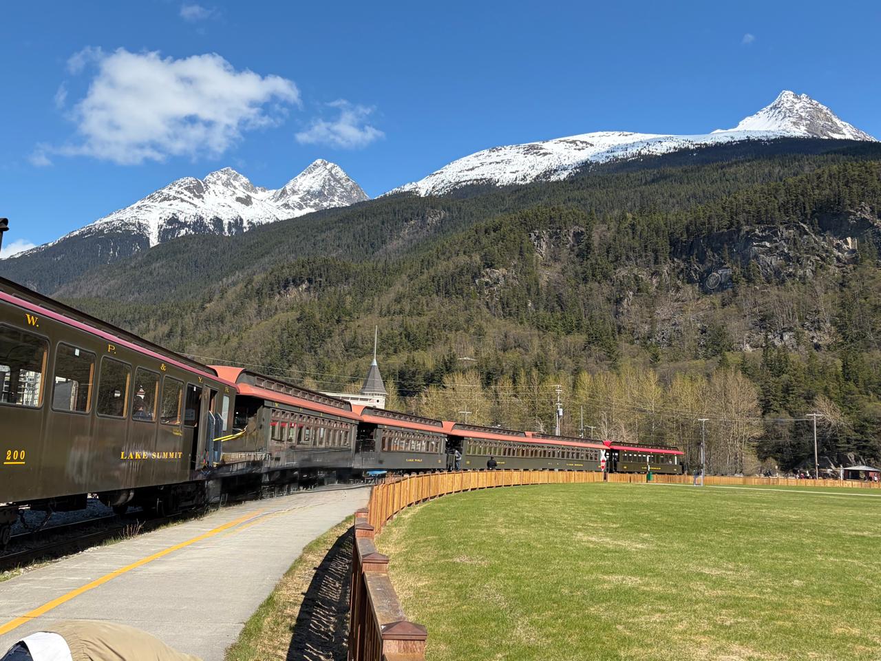 Scenic train journey